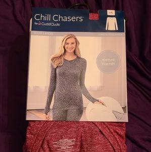 Cuddl Duds Long Sleeve V-Neck Tops (New)